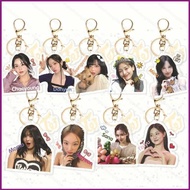 HT TWICE Acrylic Keychain Gift For Girls Bag Pendant NAYEON JeongYeon Momo Sana Mina DaHyun Chae You