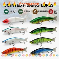 ARROGANCED Swimbait, 2-section Bionic Fishing Lure Bait, Professional Softtail 18.5g 11.5CM Glide Ha