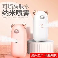 🚓Cute Pet Creative Water Replenishing Instrument Face Steamer Portable Sprayer Small Handheld Beauty Humidifier