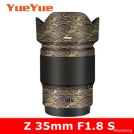 ๑ For Nikon Z 35mm F1.8 S Anti-Scratch Camera Lens Sticker Coat Wrap Protective Film Body Protector