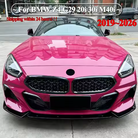 For BMW Z4 G29 20i 30i M40i 2019-2026 Car Front Bumper Splitter Lip Spoiler Diffuser ABS Glossy Blac