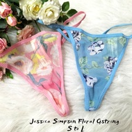 Women Sexy Gstring Jessica Simpson Floral Gstring Sexy Thong Gstring