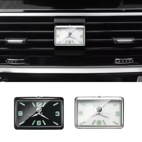 Car Clock Luminous for MG Emblem ZS ZX ZR TF EZS GT Hector HS MG3 MG5 MG6 MG7 RX5 RX8 Electronic Wat