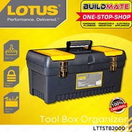 BUILDMATE Lotus Tool Box Organizer 20" Inch Toolbox Metal Latches Organizer Storage LTTSTB2000 • LHT