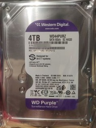 Western Digital WD Purple 4TB 監視硬碟 WD44PURZ