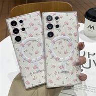 Magnetic TPU Soft Case Samsung Galaxy S26 Ultra S26 Plus S25 Ultra S25 Plus S24FE S24 Ultra S23 Ultr