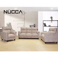 Nucca 3540 Nitty 123 Sofa Set[Can Choose Casa leather or Water Resistance Fabric][Delivery in West Malaysia Only]