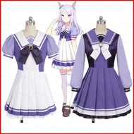 Derby Mejiro McQueen Cosplay Costume Set - Anime-Inspired School Uniform Skirt for Halloween