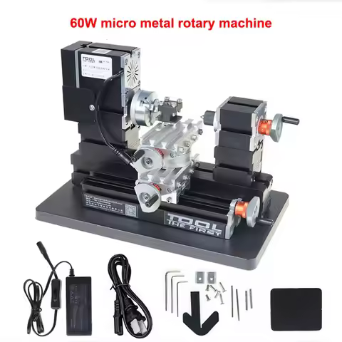 Zhouyu TZ20002MR 12000rpm 60W Big Power Mini Metal Spinning Lathe diameter can be expanded to 50mm