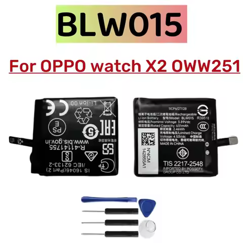BLW015 battery for OPPO Watch X2 X 2 OWW251 smart watch +free tools