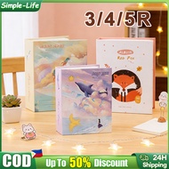 3/4/5R Photo Album 100/200 Pockets Insert Photo Animal Album Book for Memories Birthday Gift