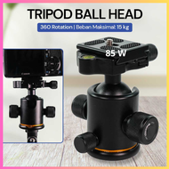 READY Andoer Aksesoris Kamera Tripod Ball Head - Tripod Kamera Untuk Video Vloging Youtube - TB81X