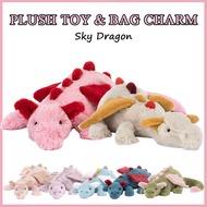 Sky Flying Dragon Doll JellyCat Plush Toy Flying Dragon Doll Large Pillow Gift
