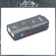 Fenix E06R 700L 3-in-1 Keychain Flashlight With UV Light & Red Laser Pointer (Grey)