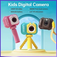 1080P Kids Digital Camera Video Camera for Kids Mini 2.4 Inch IPS 48MP HD Screen Camcorder Children'