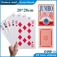 9x Giant Jumbo Poker Cards / Extra Large Game Playing Cards / Party Game Poker Props / 超大扑克牌/ 耍大牌