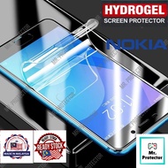 Nokia Hydrogel Screen Protector 6.2 5 5.1 5.1Plus 5.3 5.4 3 3.1 3.1Plus Full Cover HD / Matte / Blue