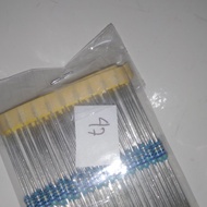 Resistor 47 ohm / Metal Film 1%.