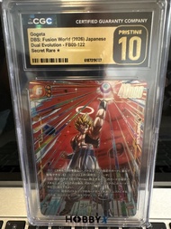 CGC 10 Pristine Gogeta FB09-122 card