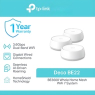 TP-Link Deco BE22 BE3600 Whole Home Mesh WiFi 7 System