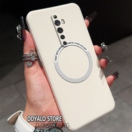 Casing For OPPO Reno 2Z reno 2f reno 2 reno Case TPU silicone phone case Candy Color Square Edge with simple magnetic suction function Cover
