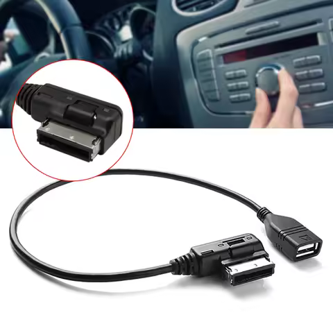 Audio AUX Adapter Data Wire MDI MMI AMI To USB Female Interface Music Media Adapter for Audi A6L Q5 