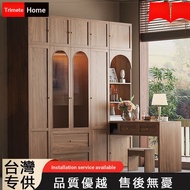 Nordic Desk Wardrobe Household Wardrobe Medieval Style Wardrobe Large Wardrobe Solid Wood Wardrobe S