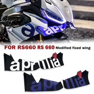 RS 660 RS660 motorcycle wing kit RS660 spoiler accessories side lower fairing RS660 modified fixed w