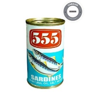 555 Sardines Natural Oil 155g