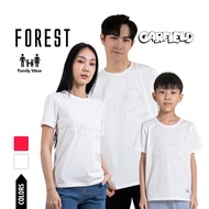 Forest Baju T Shirt Lelaki | Forest X Garfield 3D Effects Round Neck Family T-Shirt - FG20004/FG8200