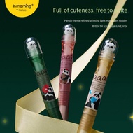 4 Black Pens Gel Pens Panda Twist Pens Rotating Core Gel Pens
