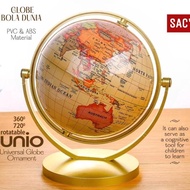 UNIO Globe Ornament Display Decoration Globe Earth Map Round Atlas HFS