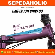 Diskon Sepeda Lipat Dahon Ion Chicago 16 &amp; 20 Inch Alloy Shimano 8