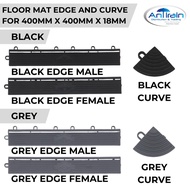 FLOOR MAT EDGE AND CURVE FOR 400MM X 400MM X 18MM