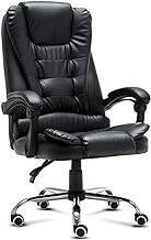 Household Office Chair, Swivel Office Chair, Reinforce Computer Chair, Boss Reclining Anchor Seat, Gaming Game Backrest Swivel Office Chair,Black/Brown Task Chair Decoration