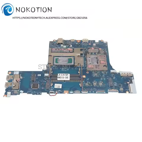 NOKOTION HH514 LA-L973P Main board For acer Nitro AN515-58 laptop motherboard With i7-12700H CPU RTX