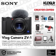 Sony ZV-1 / ZV1 Digital Camera Vlogging Camera - Sony Malaysia Warranty