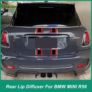For BMW Mini R56 R57 R58 R59 GP PP Rear Diffuser JCW Black Rear Bumper Lip Spoiler Diverter Automoti
