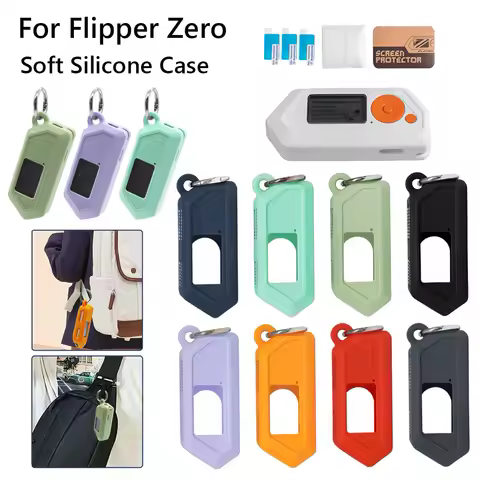Silicone Case For Flipper Zero Game Accessories Anti-Drop Shockproof Game Housing Protection Case Co