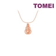 TOMEI Rouge Collection Spinning Gourd Necklace, Rose Gold 750