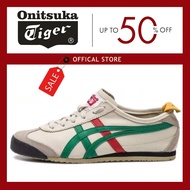 Authentic Onitsuka Tiger MEXICO66 men's and women's casual shoes sports shoes olive green