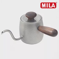 MILA 橫手急須細口壺300ml - 復古銀