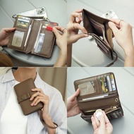 Charin Bag - Iris: กระเป๋าสตางค์ขนาดกลางมาพร้อมสายคล้องมือ