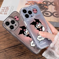 Kuromi Cartoon Case Compatible For iPhone 12 Pro 11Pro Max X XR XS XS MAX 7 8 Plus SE Compatible For iPhone 13 Pro Max 12 14 Pro