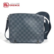 LOUIS VUITTONCA1198 Damier Graphite District PM NM 單肩包