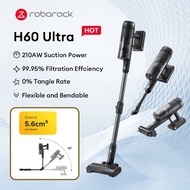 【New Launch】Roborock H60 Ultra Cordless VacuumCleaner 210AW Suction Green Light Dust Detection