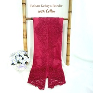 Pusat Bordir Tasikmalaya - Promo Bahan Kebaya Bordir Bali Encim Modern Kain Katun Toyobo