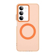 Jingsanc Phone Case For Realme C75x C75 C61 C63 C65s Wireless Charging Phone Casing edge Shockproof 