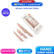 Bộ Dao Nhà Bếp Dán Tường 3 Món LocknLock Gallery Knife Set CKK308S3 Hàng Chính Hãng - JoyMall