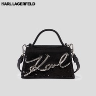 KARL LAGERFELD - K/SIGNATURE SEQUIN NANO BAG 246W329
